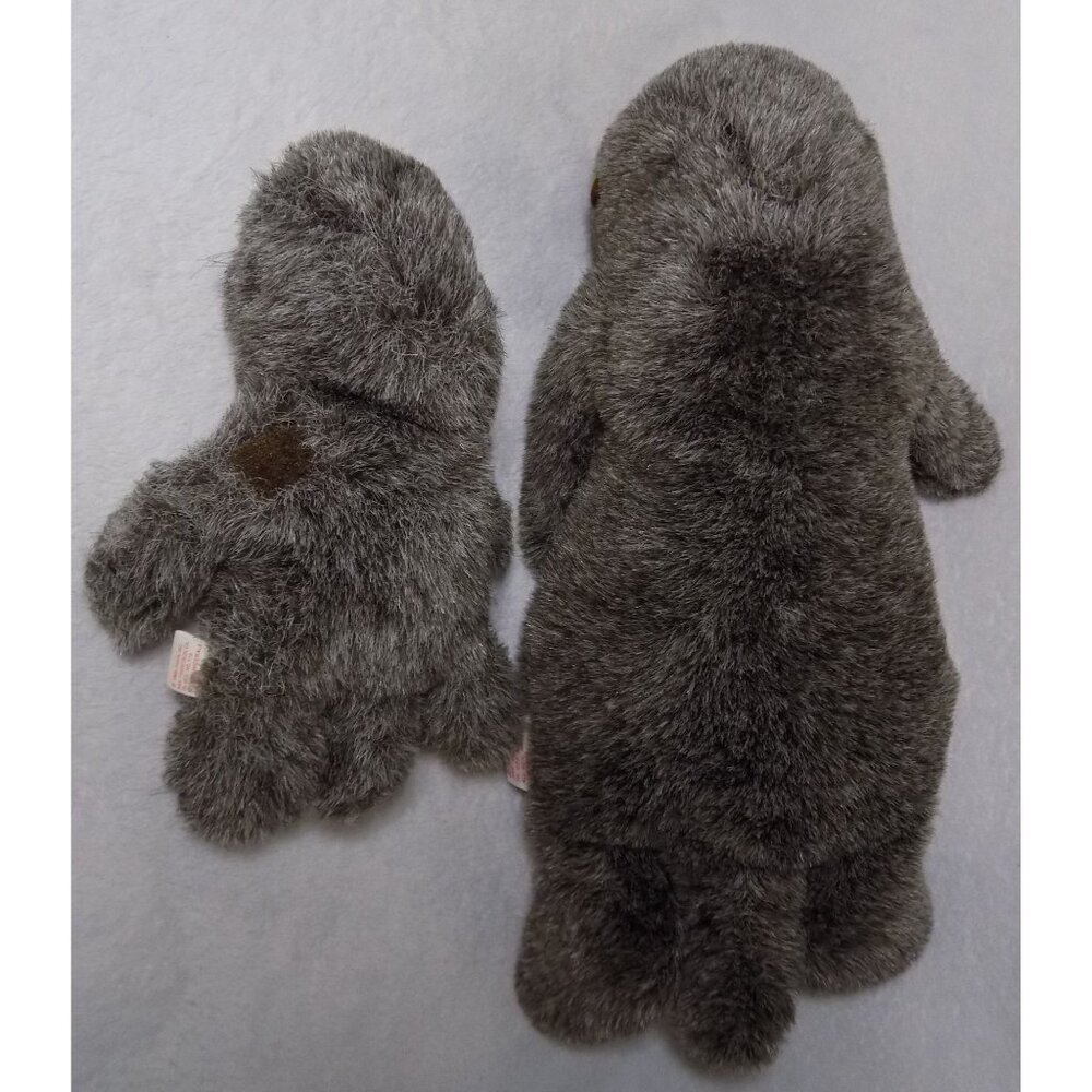 Dakin Plush Otter with baby otter Vintage Toys Stuffed Animals 1988 - Picture 5 of 8
